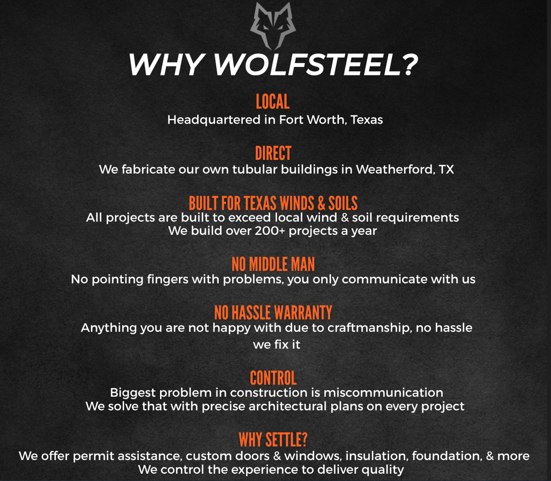 Why Wolfsteel Page